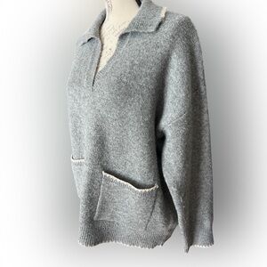 Aspen Gray Women’s sweater, size medium, oversized cozy fit